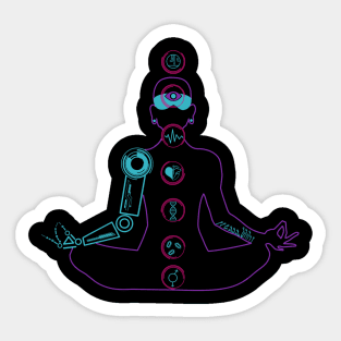 DIY Mind-Body Upgrade - Biohacking Sticker